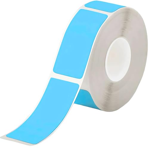 ELECTRONICA 4U Etiketten selbstklebend Aufkleber Ersatz für Phomemo Q30 D30 12x22 (Blau, 14 * 40-160) von ELECTRONICA 4U