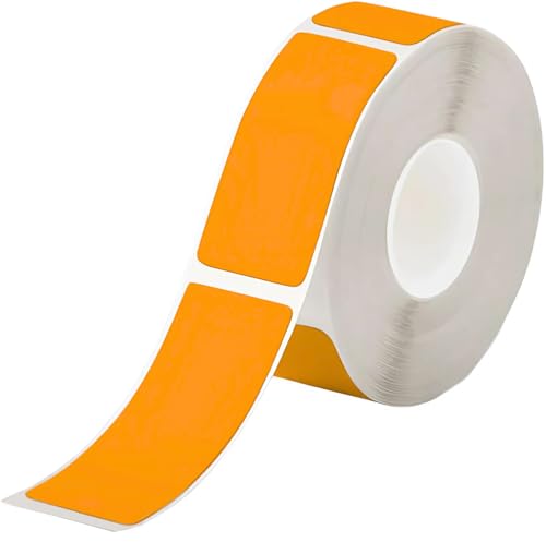 ELECTRONICA 4U Etiketten selbstklebend Aufkleber Ersatz für Phomemo Q30 D30 12x22 (Orange, 12*40-160) von ELECTRONICA 4U