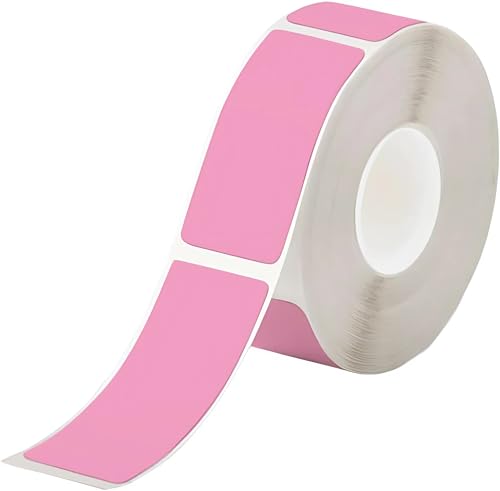 ELECTRONICA 4U Etiketten selbstklebend Aufkleber Ersatz für Phomemo Q30 D30 12x22 (Rosa, 12*40-160) von ELECTRONICA 4U