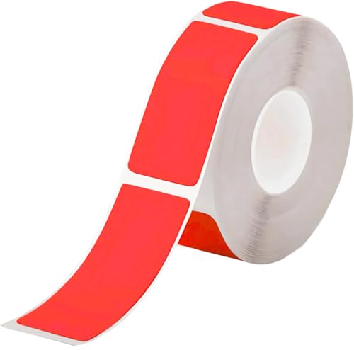 ELECTRONICA 4U Etiketten selbstklebend Aufkleber Ersatz für Phomemo Q30 D30 12x22 (Rot, 12*40-160) von ELECTRONICA 4U