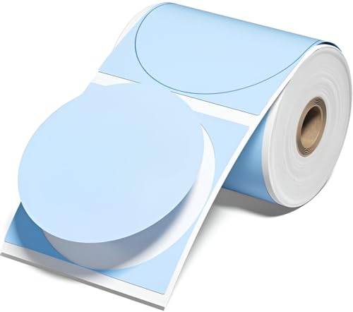 ELECTRONICA 4U Etiketten selbstklebend Ersatz für Phomemo M110 M200 M220 M221 50x50 (Blau) von ELECTRONICA 4U