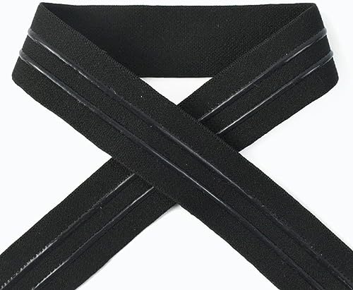 elastisches Nähband, elastische Schnur, 5/10M 20/25/30/40/50mm Anti-Rutsch-Gummiband Tropfkleber Gummiband Schwarzes Silikon-Nylon-Gummiband Gurtband Tuch Nähzubehör-Schwarz-A,40mm,10Meter ( Color : B elastisches Nähband, elastische Schnur, 5/10M 20/25/30/40/50mm Anti-Rutsch-Gummiband Tropfkleber Gummiband Schwarzes Silikon-Nylon-Gummiband Gurtband Tuch Nähzubehör-Schwarz-A,40mm,10Meter ( Color : B von ELEGAM