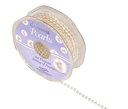 Eleganza Nr. 42 Perlenband, Kunststoff, schillernd, 4 mm x 10 m. von Eleganza