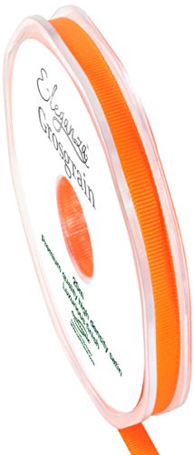 Eleganza Ripsband, 6 mm x 20 m, Polyester, Orange, 10 x 10 x 2 cm von Eleganza