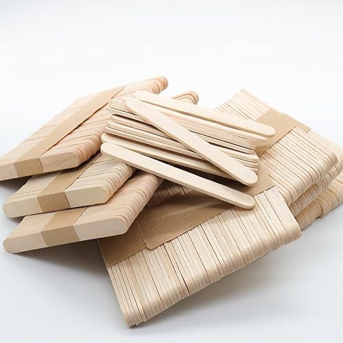 2500 Stück Holz-Stiele zum Basteln, 11,4 cm breite Holz-Bastelstäbchen, Lutscherstäbchen für kreative Designs, Heimkunstprojekte, DIY-Holzhandwerk, Haarentfernung und Wachsen, Eis-Pop-Sticks 2500 Stück Holz-Stiele zum Basteln, 11,4 cm breite Holz-Bastelstäbchen, Lutscherstäbchen für kreative Designs, Heimkunstprojekte, DIY-Holzhandwerk, Haarentfernung und Wachsen, Eis-Pop-Sticks von ELEMONY