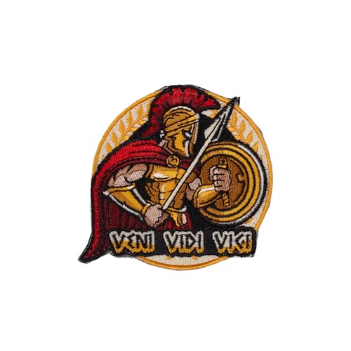 Aufnäher aus Gummi mit Klettverschluss, für Rucksäcke und Westen für Cross-Training und Fitnessstudio (Vini Vidi Vici) von ELITEX TRAINING