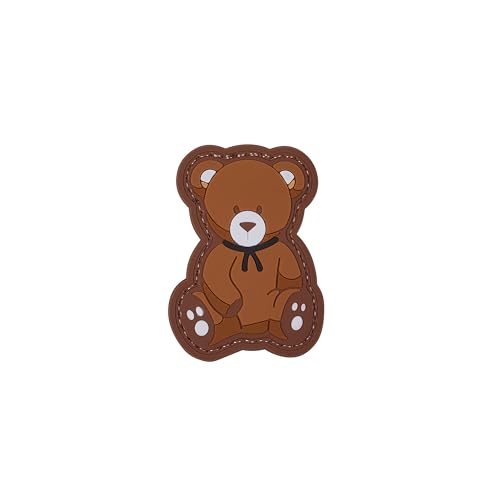 Aufnäher aus Gummi mit selbstklebender Rückseite, personalisierbar für taktische Rucksäcke und Westen für Cross-Training und Fitnessstudio (Teddy Bear) von ELITEX TRAINING