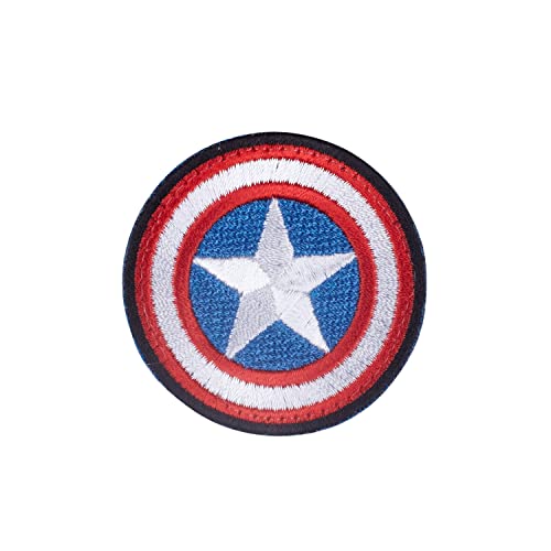 Elitex Training Bestickter Aufnäher mit Klettverschluss, Captain America, für Rucksäcke und Westen, Cross-Training und Fitnessstudio Elitex Training Bestickter Aufnäher mit Klettverschluss, Captain America, für Rucksäcke und Westen, Cross-Training und Fitnessstudio von ELITEX TRAINING