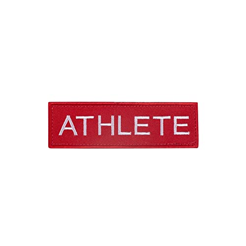 ELITRAINX Bestickter Aufnäher mit Klettverschluss - Athlete - Patch für Rucksäcke und Westen Cross Training von ELITEX TRAINING