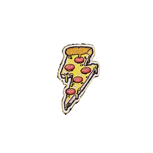 Bestickter Aufnäher mit Klettverschluss - Pizza - Aufnäher für Rucksäcke und Westen für Cross-Training und Fitnessstudio Bestickter Aufnäher mit Klettverschluss - Pizza - Aufnäher für Rucksäcke und Westen für Cross-Training und Fitnessstudio von ELITEX TRAINING