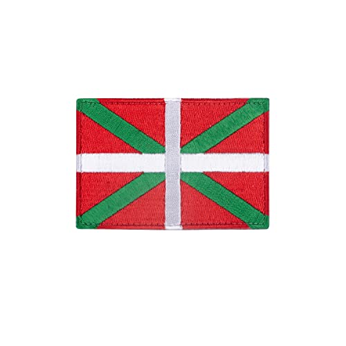 Flagge der spanischen Gemeinschaften, bestickt, mit Klettverschluss-Rückseite (Baskenland) von ELITEX TRAINING