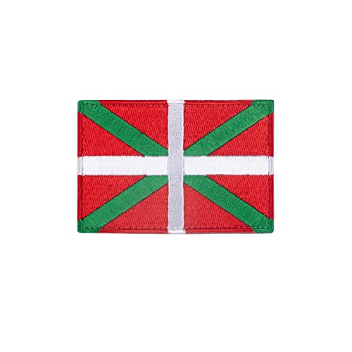 Bestickter Aufnäher mit der Flagge der spanischen Gemeinschaften mit Haken- und Schlaufenrückseite von Elitex Training (Pais Basco) von ELITEX TRAINING