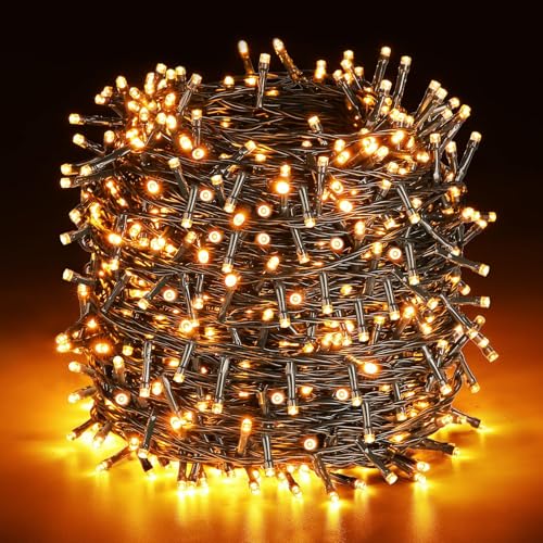 ELKTRY 100M LED Lichterkette Außen, 1000 LEDs 8 Modi Lichterketten Innen, Warmweiß IP44 Lichterkette Strom für Schlafzimmer, Kinderzimmer, Balkon, Garten, Terrasse ELKTRY 100M LED Lichterkette Außen, 1000 LEDs 8 Modi Lichterketten Innen, Warmweiß IP44 Lichterkette Strom für Schlafzimmer, Kinderzimmer, Balkon, Garten, Terrasse von ELKTRY