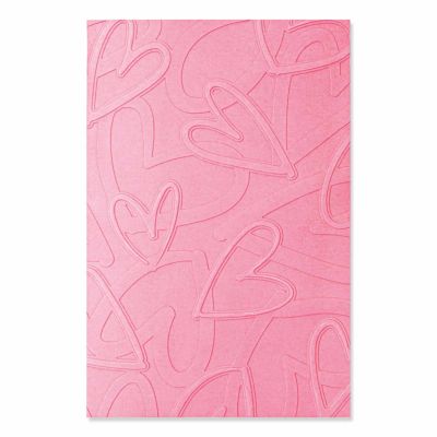 3D Textured Impressions Embossing Folder Romantic by Jennifer Ogborn von Sizzix