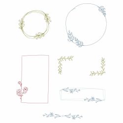 Clear Stamps Drawn Frames by Lisa Jones Clear Stamps Drawn Frames by Lisa Jones von Sizzix