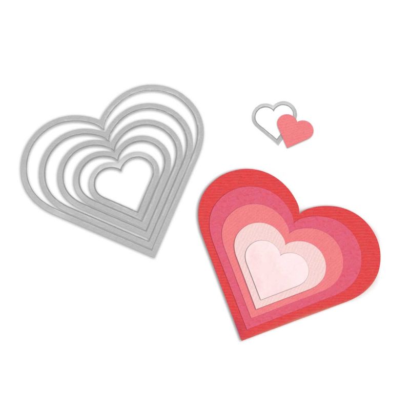 Framelits Die Set Hearts Framelits Die Set Hearts von Sizzix