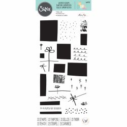 Layered Clear Stamps Giftwrap by Olivia Rose von Sizzix