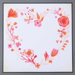 Layered Stencils Heart Wreath by Olivia von Sizzix