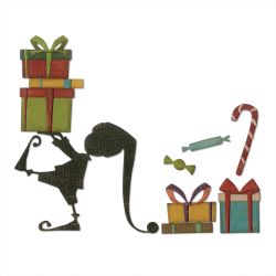 Thinlits Die Santas Helper by Tim Holtz von Sizzix