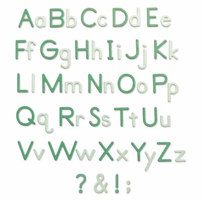 Sizzix Thinlits Die Set Essential Type by Lisa Jones Sizzix Thinlits Die Set Essential Type by Lisa Jones von ELLISON EUROPE