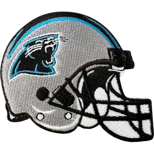 Aufnäher zum Aufbügeln oder Aufnähen, Motiv: American Football Helm, bestickt von ELLU