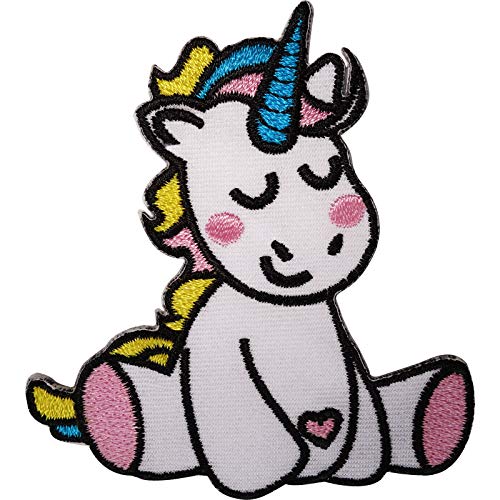 Baby Einhorn Patch Eisen annähen Pony Pferd gestickte Abzeichen Stickerei Applique Baby Einhorn Patch Eisen annähen Pony Pferd gestickte Abzeichen Stickerei Applique von ELLU