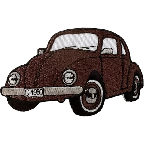 Brauner Auto-Aufnäher zum Aufbügeln oder Aufnähen, für Reparatur, für Taschen, Kleidung, Dekoration, Handwerk Brauner Auto-Aufnäher zum Aufbügeln oder Aufnähen, für Reparatur, für Taschen, Kleidung, Dekoration, Handwerk von ELLU
