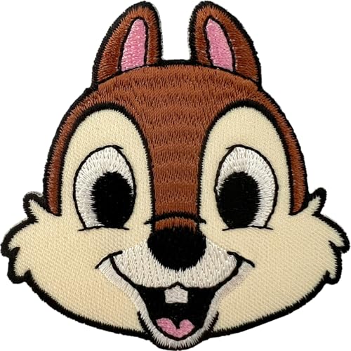 Chip and Dale Patch Iron Sew On Cloth Chipmunk Rescue Rangers Embroidered Badge Chip and Dale Patch Iron Sew On Cloth Chipmunk Rescue Rangers Embroidered Badge von ELLU