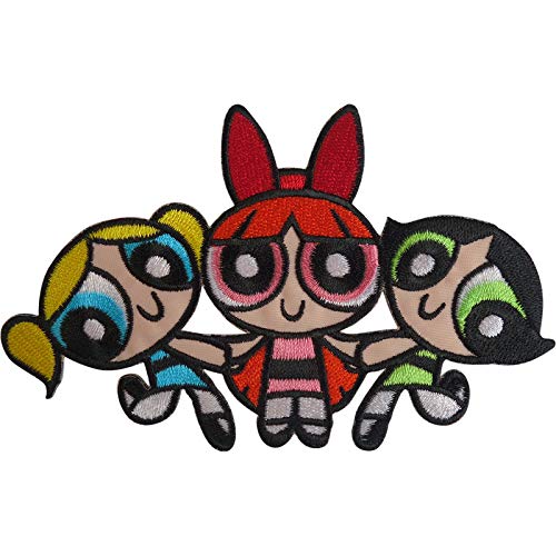 Die Powerpuff Girls Patch bestickte Abzeichen Eisen auf T-Shirt Kleid Jeans Tasche nähen Die Powerpuff Girls Patch bestickte Abzeichen Eisen auf T-Shirt Kleid Jeans Tasche nähen von ELLU