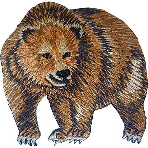 ELLU Bären-Patch-Aufnäher zum Aufnähen von Kleidung Jeans T-Shirt Jacke gesticktes Abzeichen Applique ELLU Bären-Patch-Aufnäher zum Aufnähen von Kleidung Jeans T-Shirt Jacke gesticktes Abzeichen Applique von ELLU
