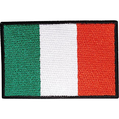Irische Flagge zum Aufbügeln oder Aufnähen, T-Shirt-/Taschenaufnäher von ELLU