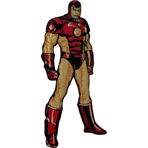 Iron Man Aufnäher zum Aufbügeln oder Aufnähen auf Kleidung, T-Shirt, Tasche, Anzug, Ironman, besticktes Abzeichen Iron Man Aufnäher zum Aufbügeln oder Aufnähen auf Kleidung, T-Shirt, Tasche, Anzug, Ironman, besticktes Abzeichen von ELLU