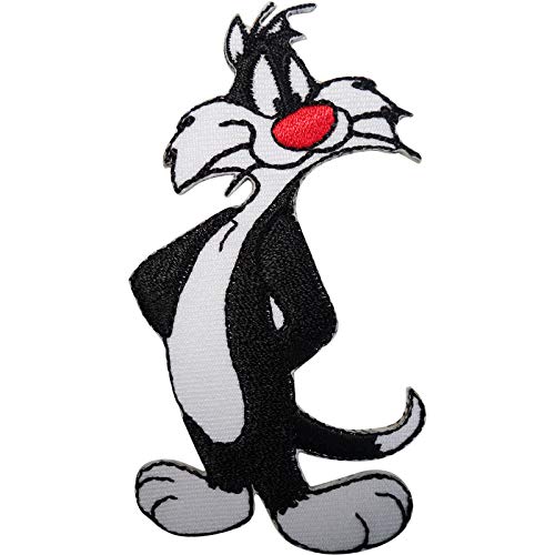 Looney Tunes Sylvester die Katze Patch gestickten Abzeichen Eisen nähen auf Kleidung Tasche von ELLU