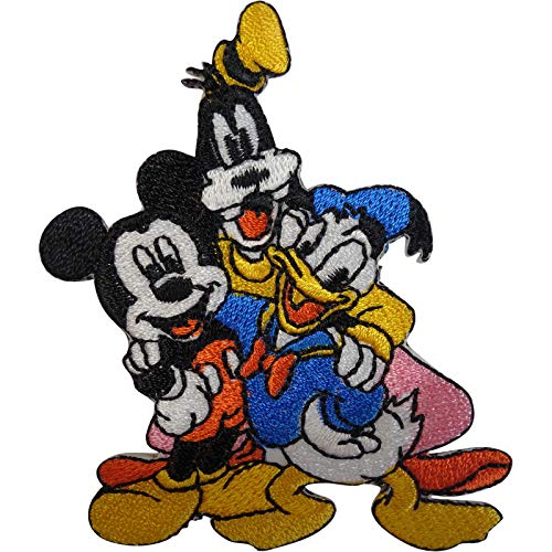 Mickey Mouse Donald Duck Goofy Patch Gesticktes Abzeichen Eisen Auf Jeans nähen von ELLU