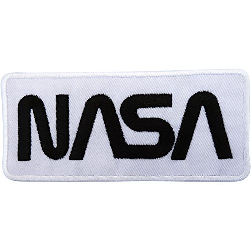 NASA Bügelbild, bestickt, Astronauten-Kostüm, T-Shirt, Weiß von ELLU