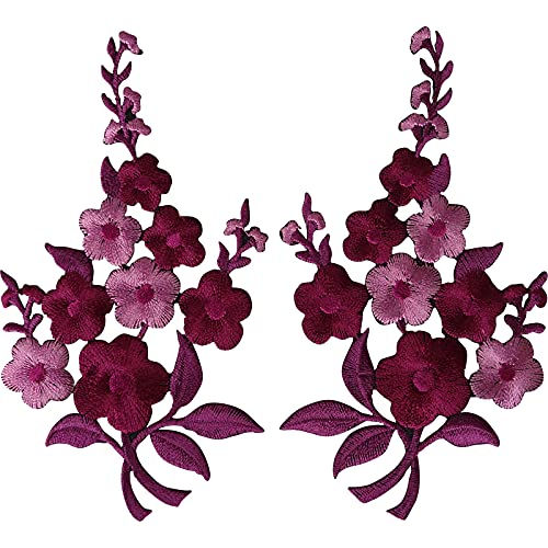 Paar Blumenaufnäher Eisen Aufnäher Jeansrock Gestickte Aufnäher Abzeichen Blumen Paar Blumenaufnäher Eisen Aufnäher Jeansrock Gestickte Aufnäher Abzeichen Blumen von ELLU