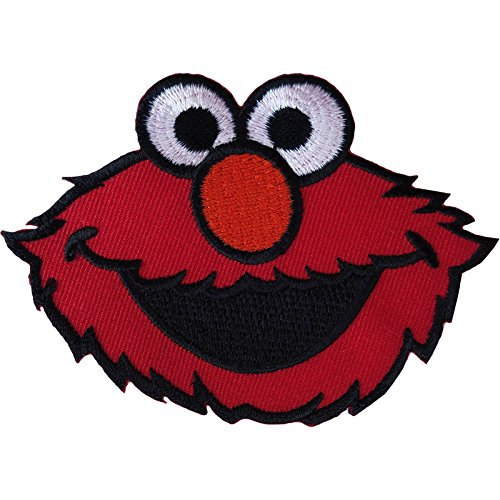 Sesamstraße Elmo Patch bestickt Abzeichen zum Aufbügeln oder Aufnähen auf T-Shirt, Tasche, Jacke, Jeans Sesamstraße Elmo Patch bestickt Abzeichen zum Aufbügeln oder Aufnähen auf T-Shirt, Tasche, Jacke, Jeans von ELLU