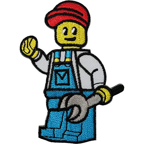 Spielzeug LEGO Figur Patch Eisen annähen T-Shirt Jacke Jeans Tasche Hut gesticktes Abzeichen von ELLU
