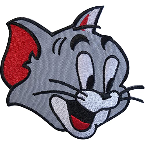 Tom Patch von Tom und Jerry Eisen nähen auf gestickten Abzeichen Stickerei Applique von ELLU