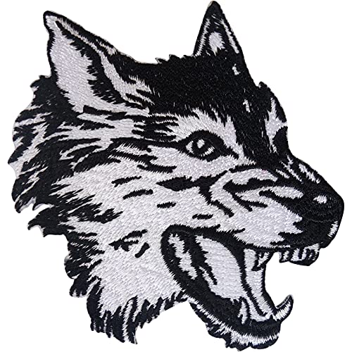 Wolf Patch Eisen Aufnähen Kleidung Jeans T-Shirt Jacke Aufgestickte Abzeichen Applikation von ELLU