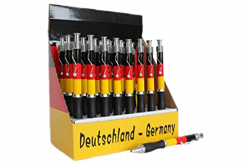 ELLUG 24 x Kugelschreiber Deutschland im Verkaufsdisplay, Fanartikel (K260564) von ELLUG