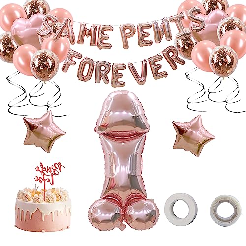 JGA Deko Frauen, Junggesellenabschied Frauen Dekoration Luftballons, Bride To Be Ballons Rosegold, mit Konfetti Luftballons Banner Folienballons für Bachelorette Abschied Party (Design A) JGA Deko Frauen, Junggesellenabschied Frauen Dekoration Luftballons, Bride To Be Ballons Rosegold, mit Konfetti Luftballons Banner Folienballons für Bachelorette Abschied Party (Design A) von ELNLE