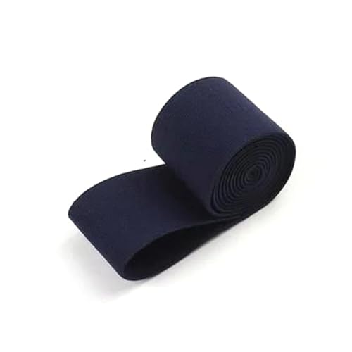 ELSKBRUN 6 Meter 4cm breites elastisches Gurtband, farbiges Nylon-Gummiband, Kleidung, DIY-Nähzubehör, Navy blau, 40mm ELSKBRUN 6 Meter 4cm breites elastisches Gurtband, farbiges Nylon-Gummiband, Kleidung, DIY-Nähzubehör, Navy blau, 40mm von ELSKBRUN