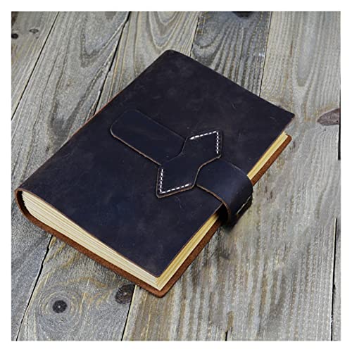 ELUKHT A5 Notizbuch mit geprägtem Blumenmuster, A5, echtes Leder, handgefertigt, Retro-Tagebuch, Reisetagebuch, Schule, Büro, Studenten, Notizblock ELUKHT A5 Notizbuch mit geprägtem Blumenmuster, A5, echtes Leder, handgefertigt, Retro-Tagebuch, Reisetagebuch, Schule, Büro, Studenten, Notizblock von ELUKHT