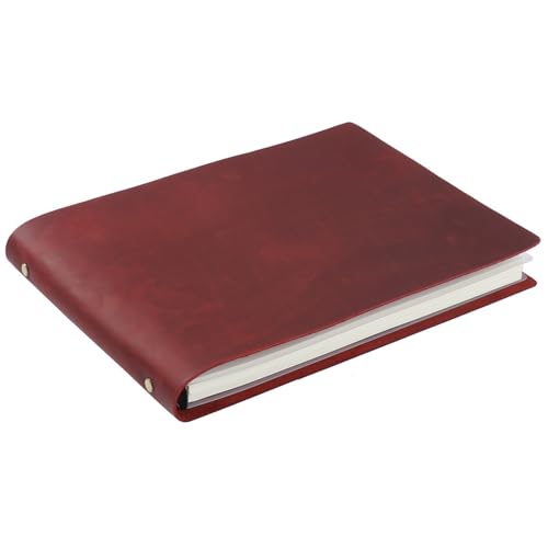 ELUKHT Leder Notizbuch Multifunktions Leder Vintage Notizblock Notizbuch für Büro Schule Zuhause von ELUKHT