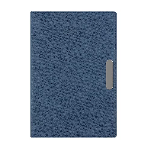 ELUKHT Liniertes Tagebuch, Notizblock, Hardcover, College, liniert, Business, Leder, Notizbuch für Schule, Büro, Reisetagebuch (Blau, A5) von ELUKHT