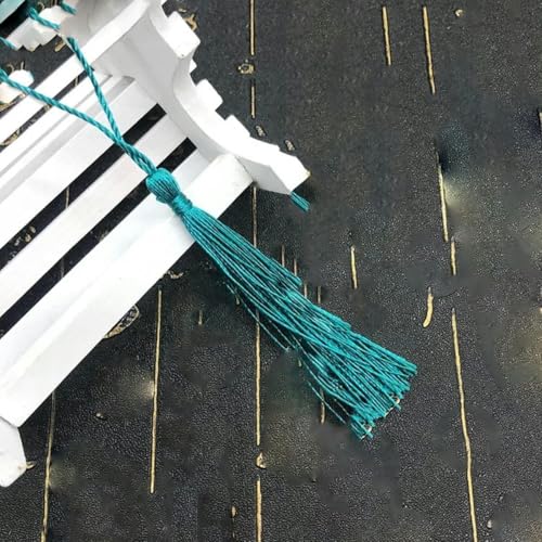 32 Stück/Packung Hängeseil Seidenquasten Nähen Knallquastenbesatz Schlüsselquasten zum Selbermachen Verschönern Lesezeichen Vorhangzugang 7,6 cm-1 Türkis 32 Stück/Packung Hängeseil Seidenquasten Nähen Knallquastenbesatz Schlüsselquasten zum Selbermachen Verschönern Lesezeichen Vorhangzugang 7,6 cm-1 Türkis von ELWLSJM