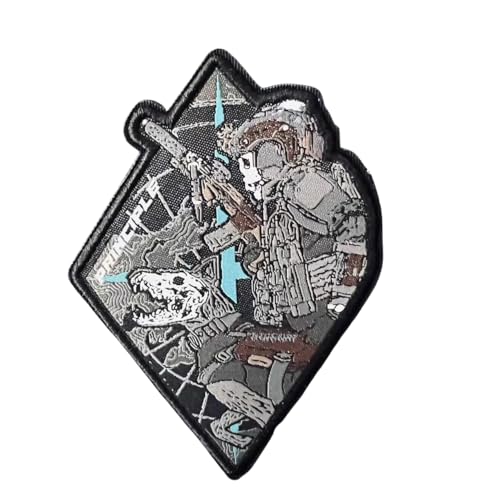 Aufnäher mit Totenkopf-Motiv, Militär, K9, Armee-Dienst-Hunde-Applikation, zum Aufbügeln oder Aufnähen, vollständig bestickte Etiketten, Emblem, taktische Patches zur Befestigung an Kragen, Weste Aufnäher mit Totenkopf-Motiv, Militär, K9, Armee-Dienst-Hunde-Applikation, zum Aufbügeln oder Aufnähen, vollständig bestickte Etiketten, Emblem, taktische Patches zur Befestigung an Kragen, Weste von ELYN