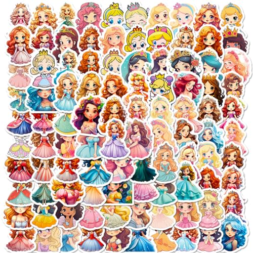 ELfcAt Anime Prinzessin Aufkleber Cartoon Vinyl Wasserfest Sticker Deko Set Party Mitgebsel Kindergeburtstag 100pcs ELfcAt Anime Prinzessin Aufkleber Cartoon Vinyl Wasserfest Sticker Deko Set Party Mitgebsel Kindergeburtstag 100pcs von ELfcAt