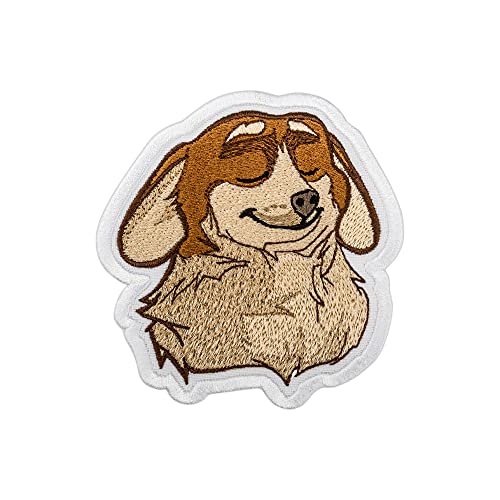 EMBROVERSE Blissed Corgi Patch – super süße bestickte Hunde-Patches – zum Aufbügeln – 8,9 x 9,1 cm EMBROVERSE Blissed Corgi Patch – super süße bestickte Hunde-Patches – zum Aufbügeln – 8,9 x 9,1 cm von EMBROVERSE